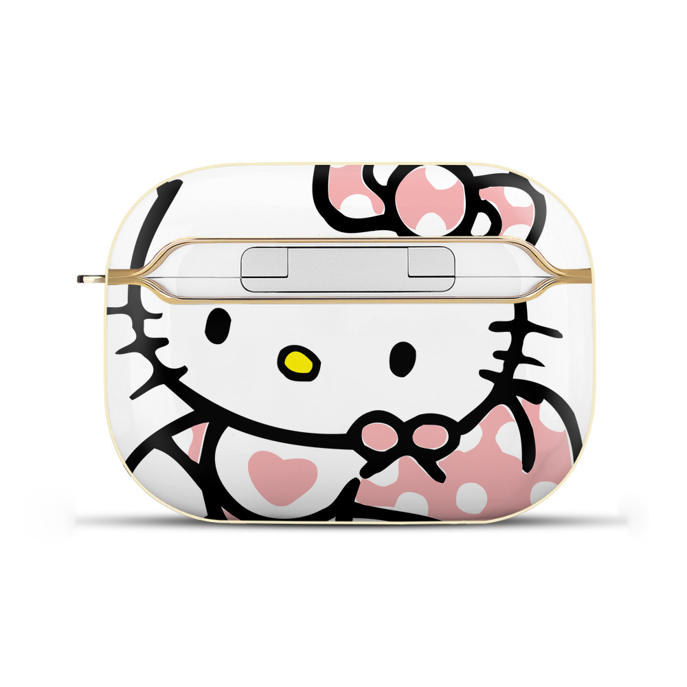 （画像用） Hello Kitty ハローキティ 【AirPods Pro用】ハードシェル保護ケース｜耐衝撃・防指紋・カラビナ付き商品仕様