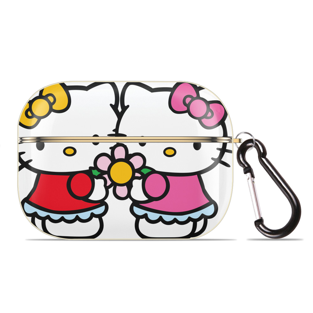 （画像用） Hello Kitty ハローキティ 【AirPods Pro用】ハードシェル保護ケース｜耐衝撃・防指紋・カラビナ付き商品仕様