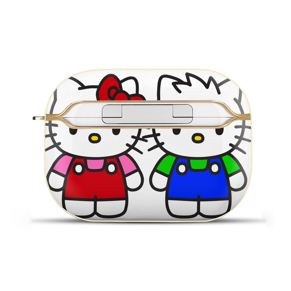 （画像用） Hello Kitty ハローキティ 【AirPods Pro用】ハードシェル保護ケース｜耐衝撃・防指紋・カラビナ付き商品仕様