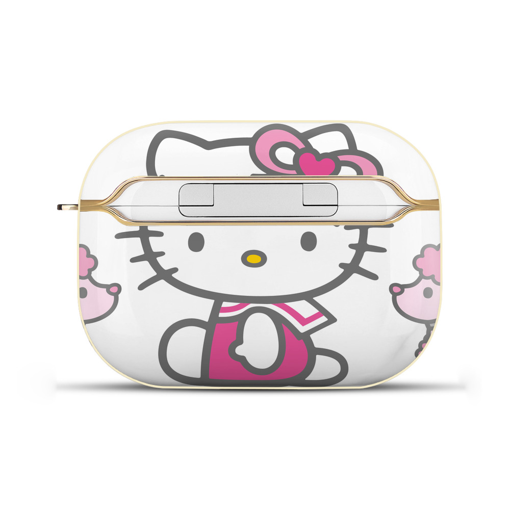 （画像用） Hello Kitty ハローキティ 【AirPods Pro用】ハードシェル保護ケース｜耐衝撃・防指紋・カラビナ付き商品仕様