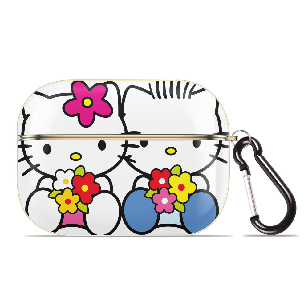 （画像用） Hello Kitty ハローキティ 【AirPods Pro用】ハードシェル保護ケース｜耐衝撃・防指紋・カラビナ付き商品仕様