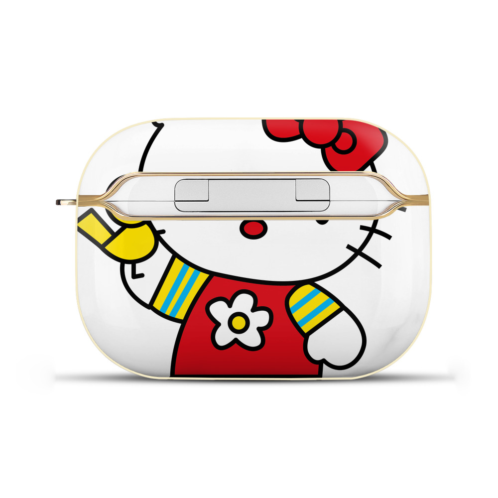 （画像用） Hello Kitty ハローキティ 【AirPods Pro用】ハードシェル保護ケース｜耐衝撃・防指紋・カラビナ付き商品仕様