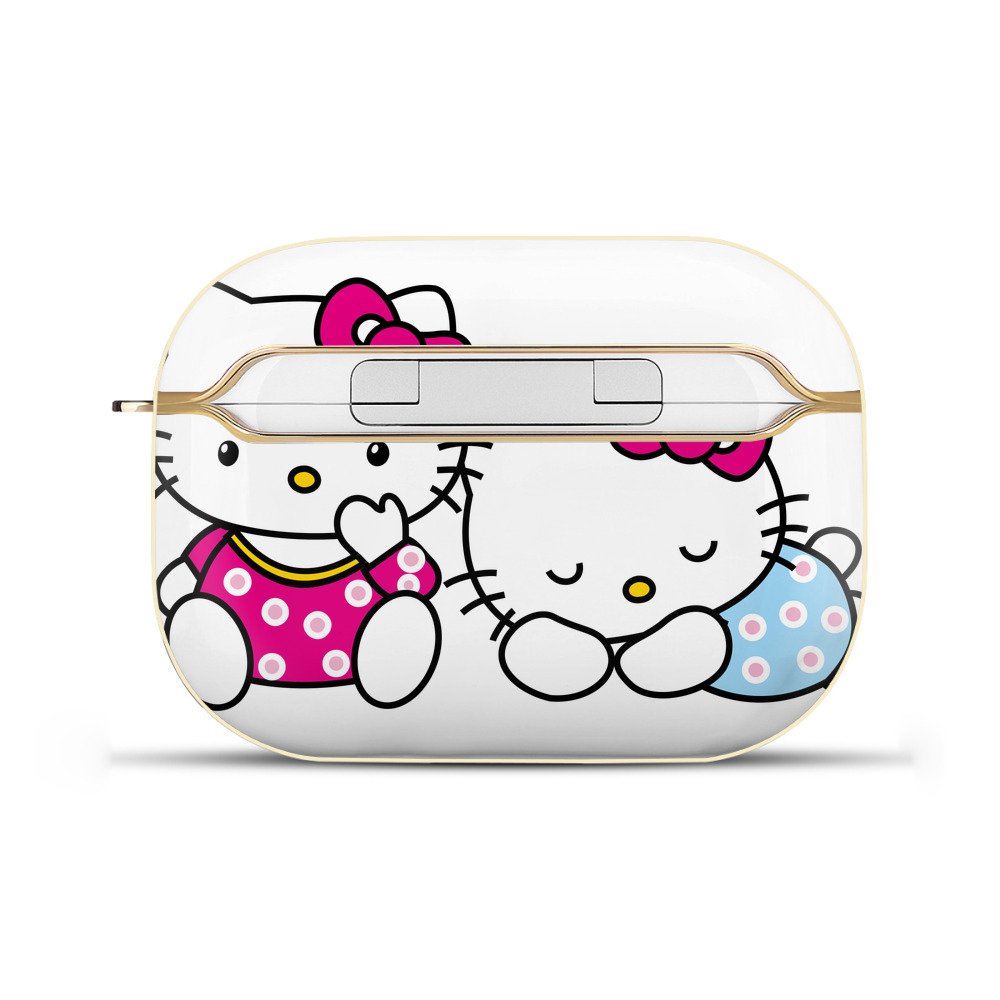 （画像用） Hello Kitty ハローキティ 【AirPods Pro用】ハードシェル保護ケース｜耐衝撃・防指紋・カラビナ付き商品仕様