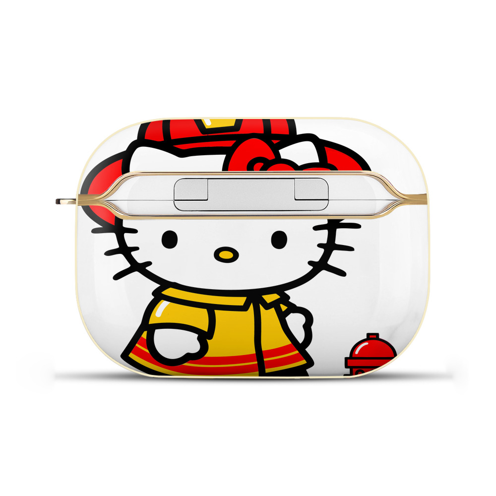 （画像用） Hello Kitty ハローキティ 【AirPods Pro用】ハードシェル保護ケース｜耐衝撃・防指紋・カラビナ付き商品仕様