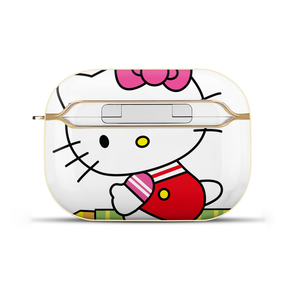 （画像用） Hello Kitty ハローキティ 【AirPods Pro用】ハードシェル保護ケース｜耐衝撃・防指紋・カラビナ付き商品仕様