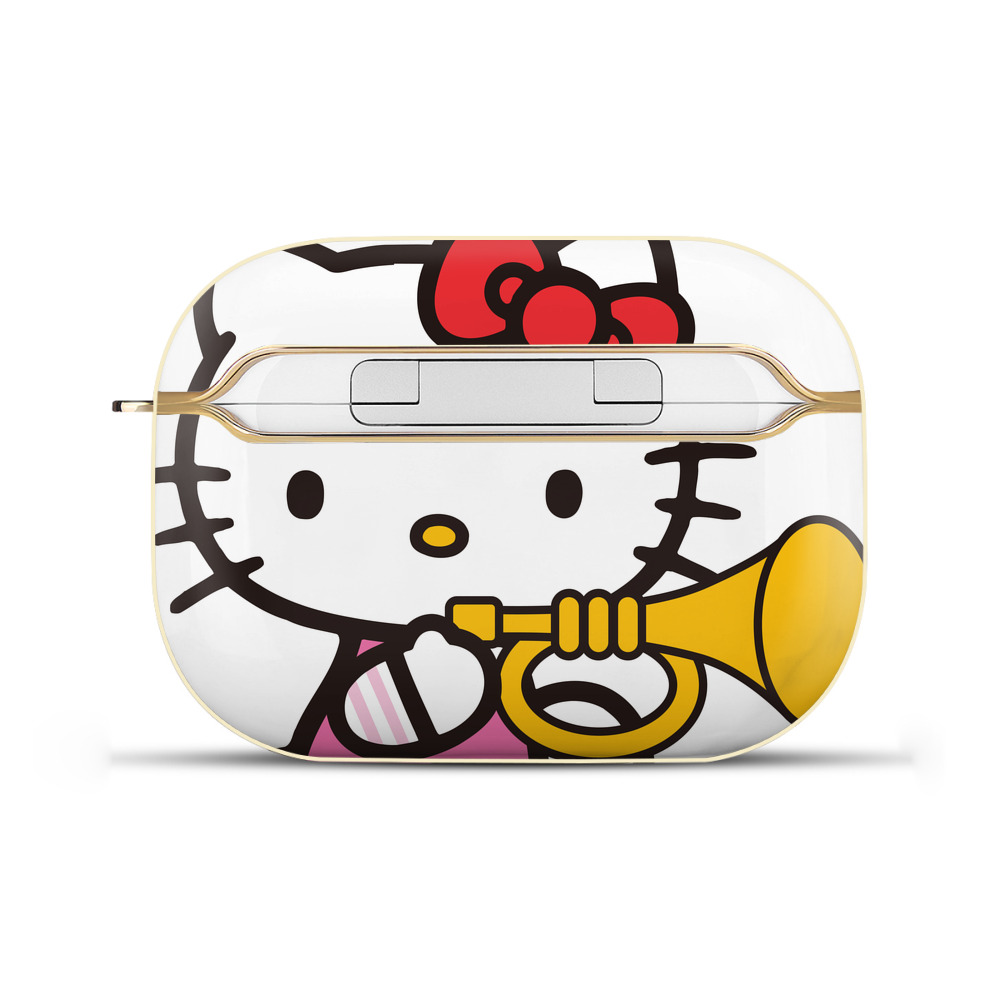 （画像用） Hello Kitty ハローキティ 【AirPods Pro用】ハードシェル保護ケース｜耐衝撃・防指紋・カラビナ付き商品仕様