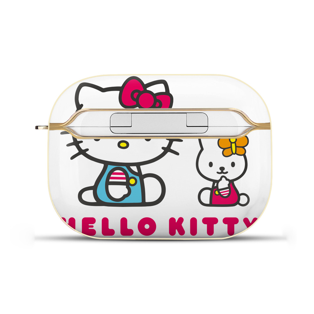 （画像用） Hello Kitty ハローキティ 【AirPods Pro用】ハードシェル保護ケース｜耐衝撃・防指紋・カラビナ付き商品仕様