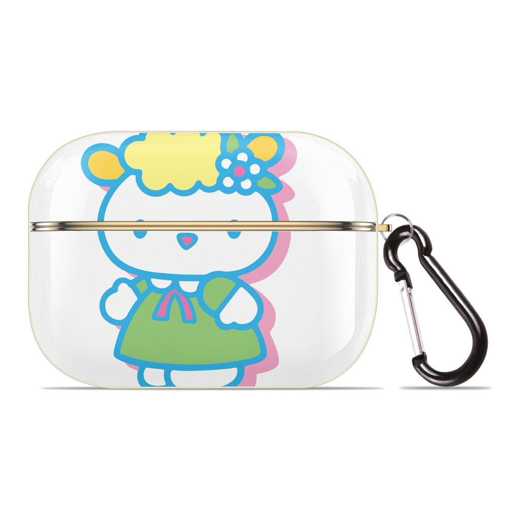 （画像用） Hello Kitty ハローキティ 【AirPods Pro用】ハードシェル保護ケース｜耐衝撃・防指紋・カラビナ付き商品仕様