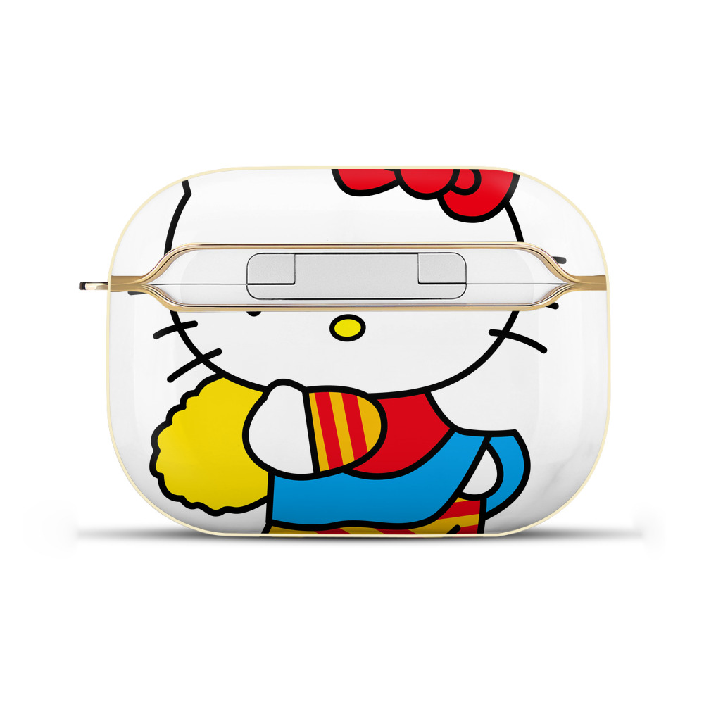 （画像用） Hello Kitty ハローキティ 【AirPods Pro用】ハードシェル保護ケース｜耐衝撃・防指紋・カラビナ付き商品仕様