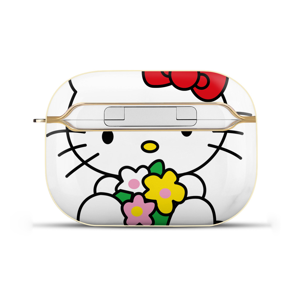（画像用） Hello Kitty ハローキティ 【AirPods Pro用】ハードシェル保護ケース｜耐衝撃・防指紋・カラビナ付き商品仕様