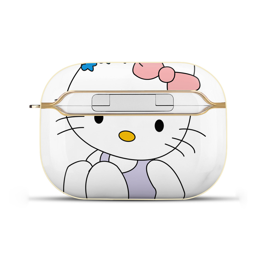 （画像用） Hello Kitty ハローキティ 【AirPods Pro用】ハードシェル保護ケース｜耐衝撃・防指紋・カラビナ付き商品仕様