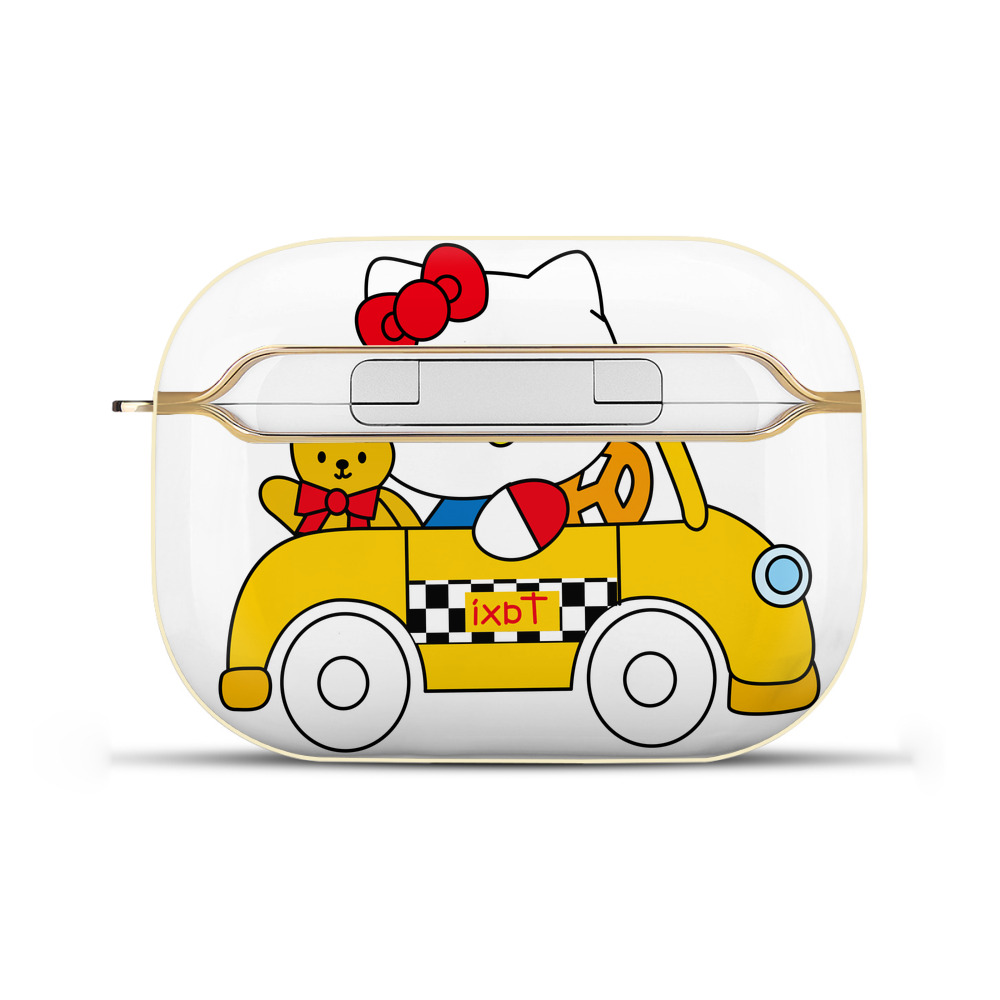 （画像用） Hello Kitty ハローキティ 【AirPods Pro用】ハードシェル保護ケース｜耐衝撃・防指紋・カラビナ付き商品仕様