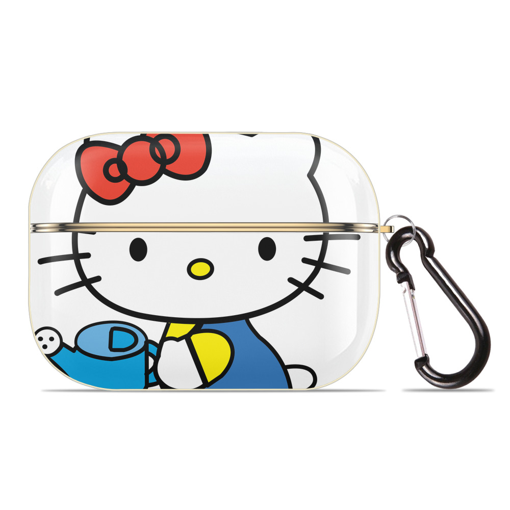 （画像用） Hello Kitty ハローキティ 【AirPods Pro用】ハードシェル保護ケース｜耐衝撃・防指紋・カラビナ付き商品仕様