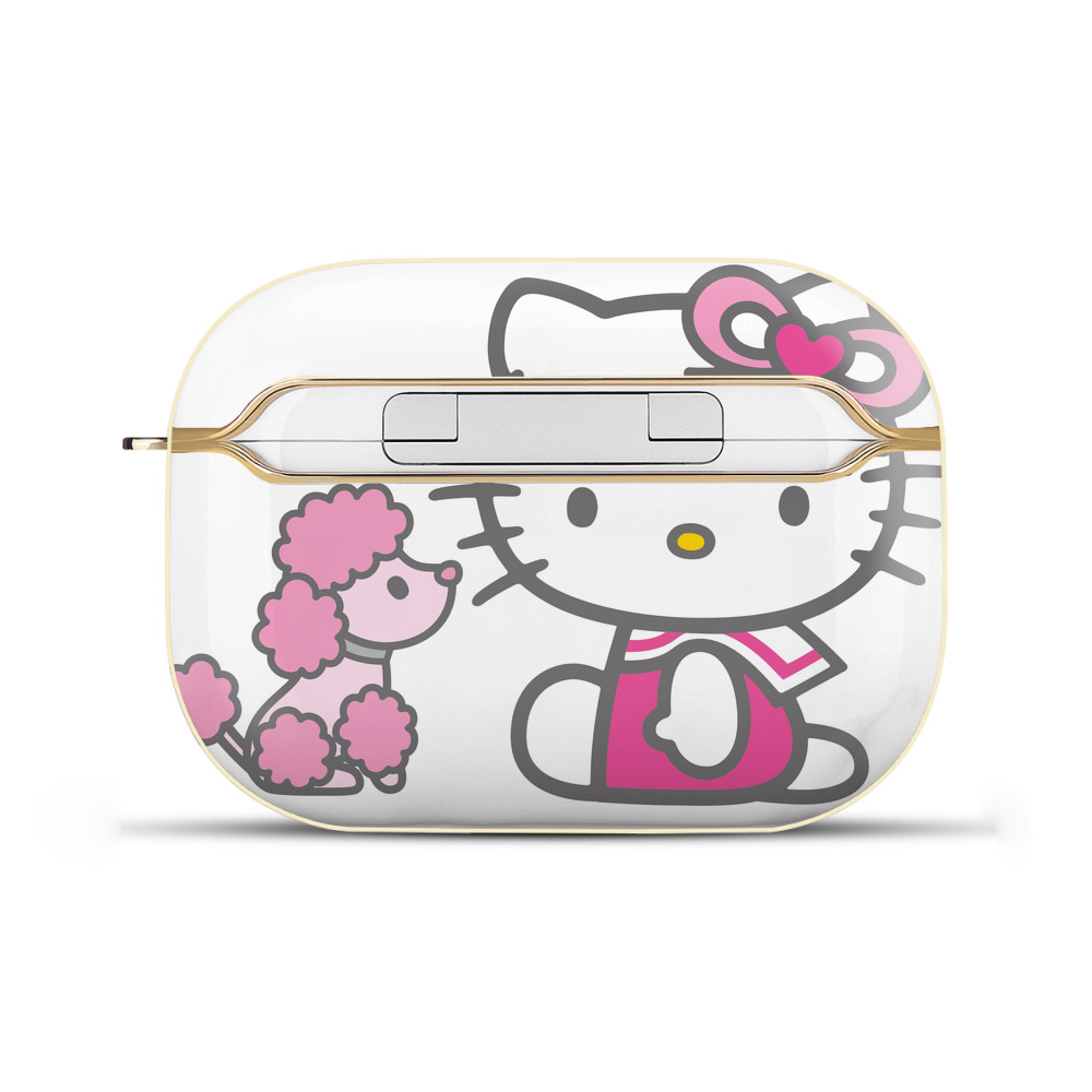 （画像用） Hello Kitty ハローキティ 【AirPods Pro用】ハードシェル保護ケース｜耐衝撃・防指紋・カラビナ付き商品仕様