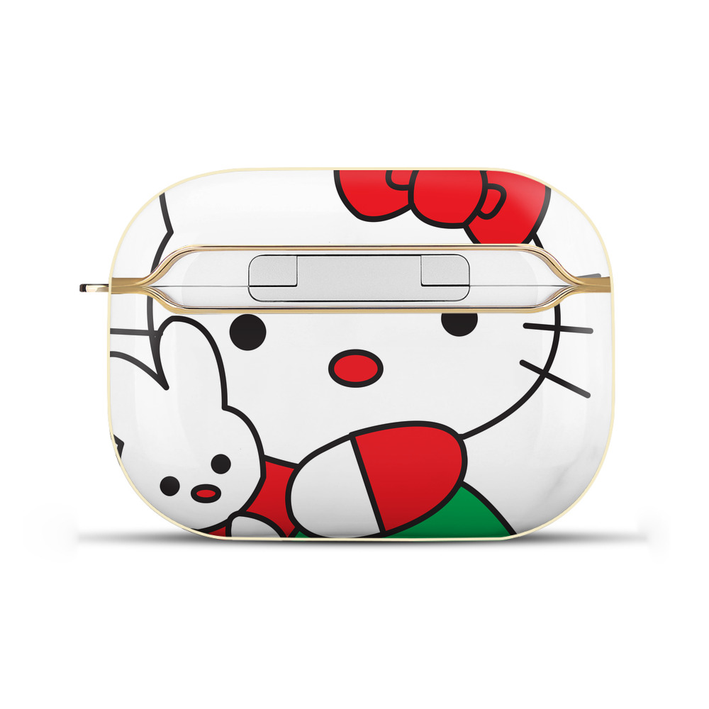 （画像用） Hello Kitty ハローキティ 【AirPods Pro用】ハードシェル保護ケース｜耐衝撃・防指紋・カラビナ付き商品仕様