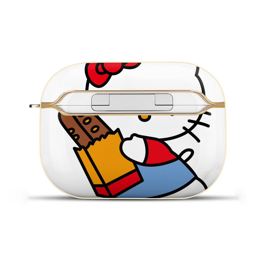 （画像用） Hello Kitty ハローキティ 【AirPods Pro用】ハードシェル保護ケース｜耐衝撃・防指紋・カラビナ付き商品仕様