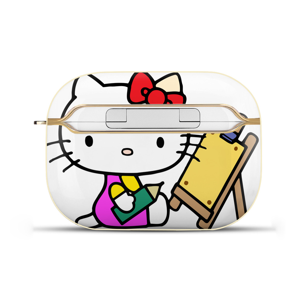 （画像用） Hello Kitty ハローキティ 【AirPods Pro用】ハードシェル保護ケース｜耐衝撃・防指紋・カラビナ付き商品仕様