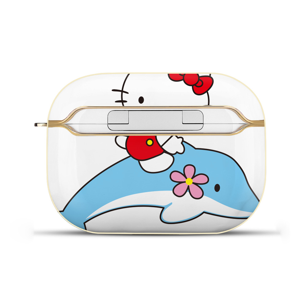 （画像用） Hello Kitty ハローキティ 【AirPods Pro用】ハードシェル保護ケース｜耐衝撃・防指紋・カラビナ付き商品仕様