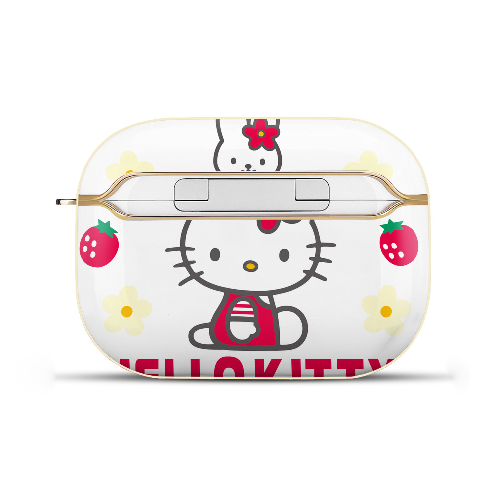 （画像用） Hello Kitty ハローキティ 【AirPods Pro用】ハードシェル保護ケース｜耐衝撃・防指紋・カラビナ付き商品仕様