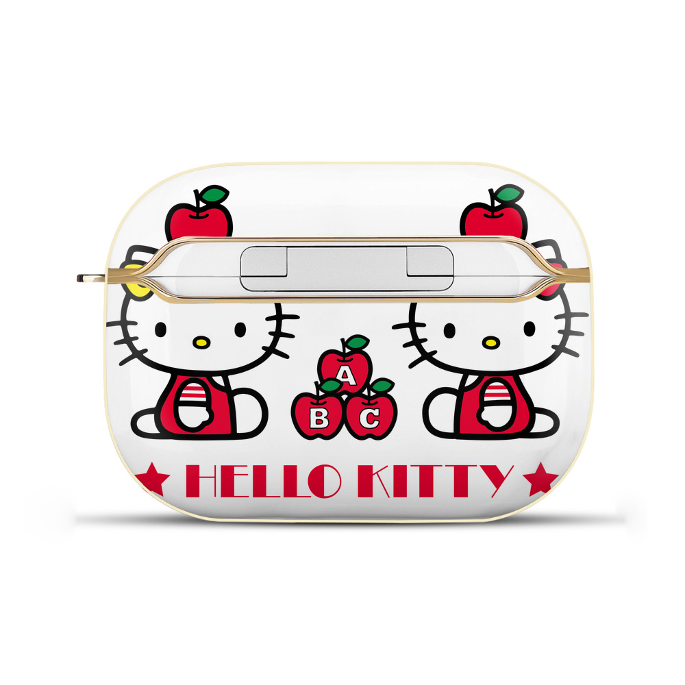 （画像用） Hello Kitty ハローキティ 【AirPods Pro用】ハードシェル保護ケース｜耐衝撃・防指紋・カラビナ付き商品仕様