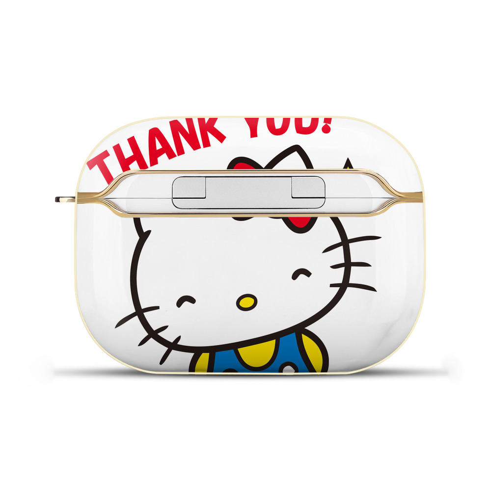 （画像用） Hello Kitty ハローキティ 【AirPods Pro用】ハードシェル保護ケース｜耐衝撃・防指紋・カラビナ付き商品仕様