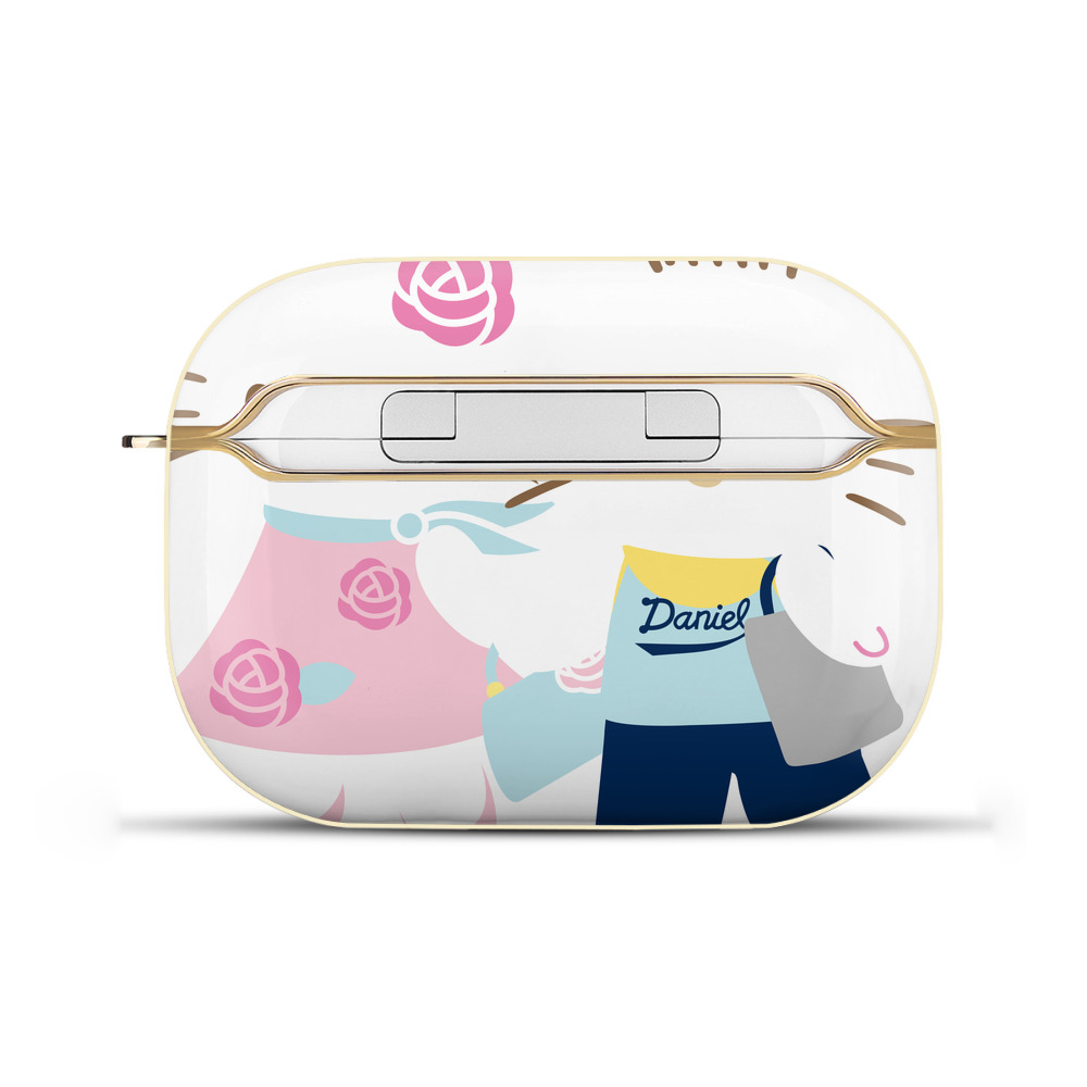 （画像用） Hello Kitty ハローキティ 【AirPods Pro用】ハードシェル保護ケース｜耐衝撃・防指紋・カラビナ付き商品仕様