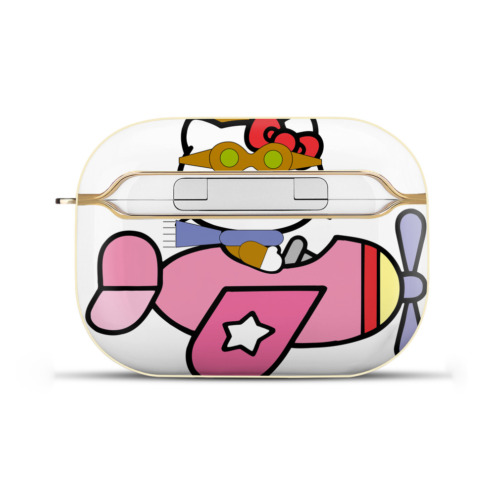 （画像用） Hello Kitty ハローキティ 【AirPods Pro用】ハードシェル保護ケース｜耐衝撃・防指紋・カラビナ付き商品仕様