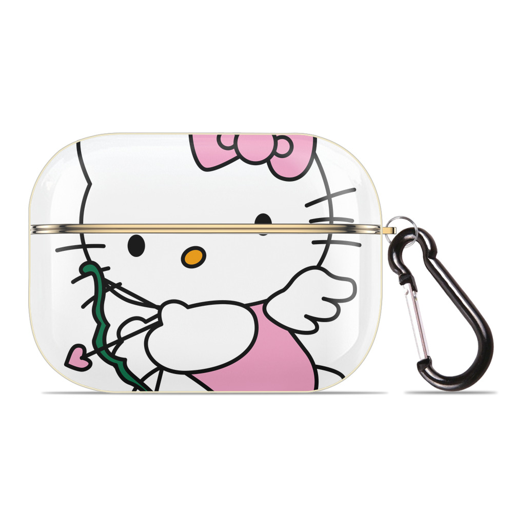 （画像用） Hello Kitty ハローキティ 【AirPods Pro用】ハードシェル保護ケース｜耐衝撃・防指紋・カラビナ付き商品仕様