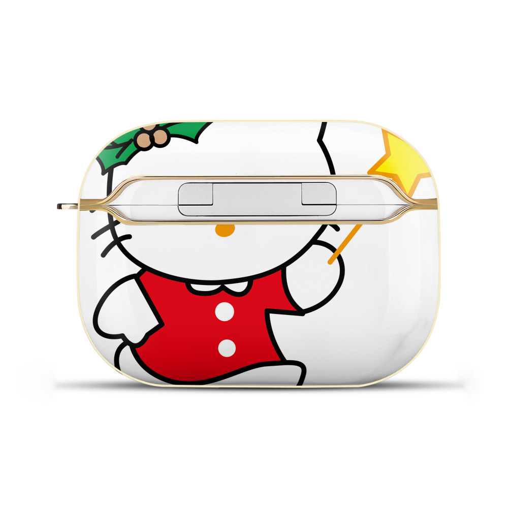 （画像用） Hello Kitty ハローキティ 【AirPods Pro用】ハードシェル保護ケース｜耐衝撃・防指紋・カラビナ付き商品仕様