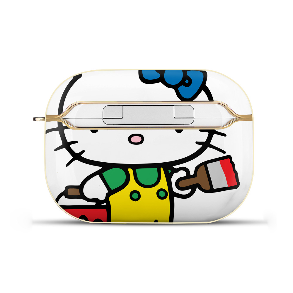 （画像用） Hello Kitty ハローキティ 【AirPods Pro用】ハードシェル保護ケース｜耐衝撃・防指紋・カラビナ付き商品仕様