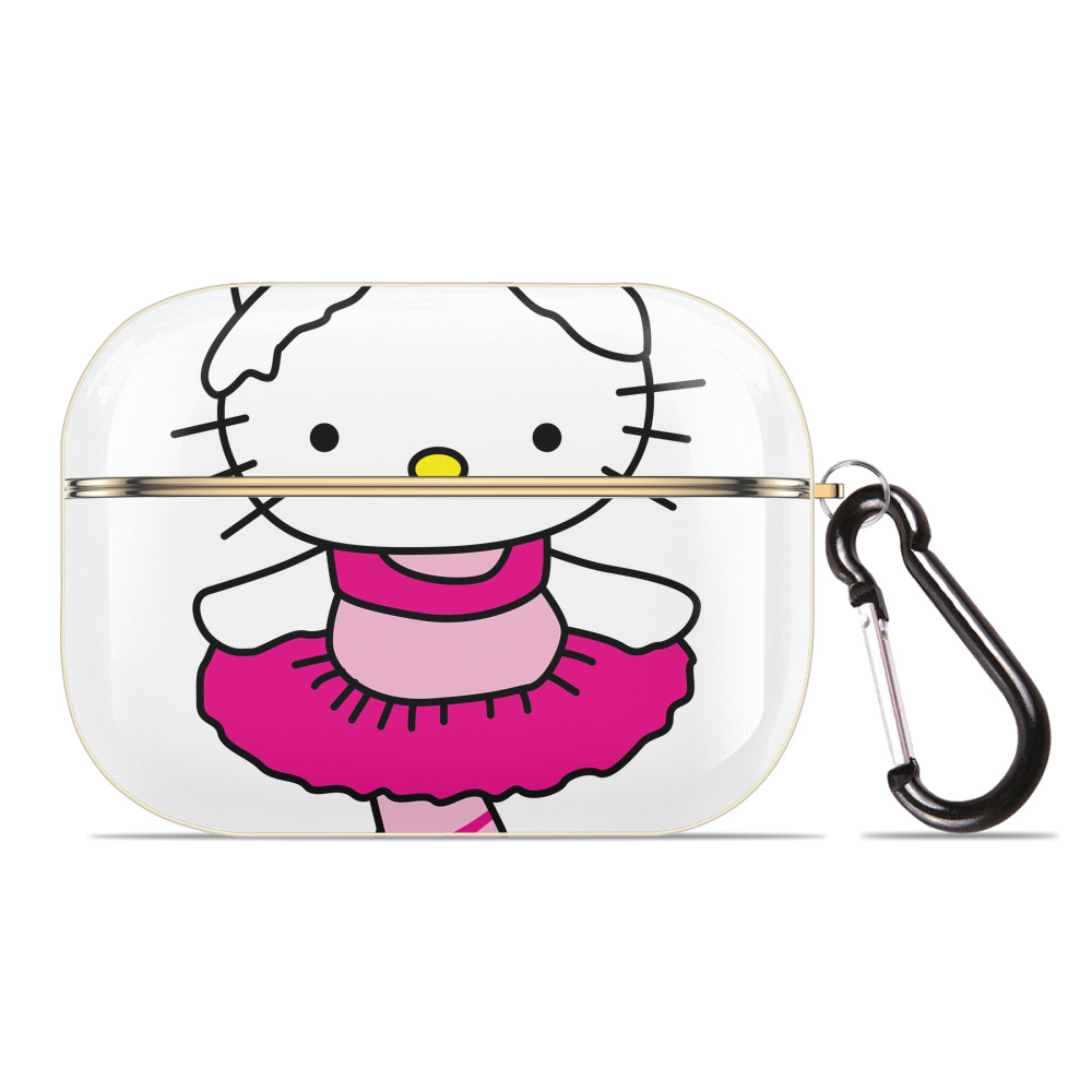 （画像用） Hello Kitty ハローキティ 【AirPods Pro用】ハードシェル保護ケース｜耐衝撃・防指紋・カラビナ付き商品仕様