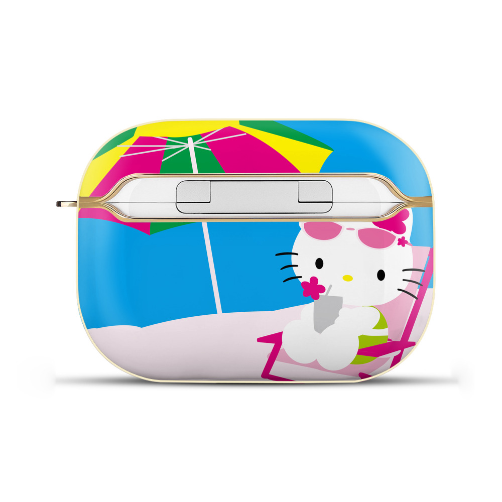 （画像用） Hello Kitty ハローキティ 【AirPods Pro用】ハードシェル保護ケース｜耐衝撃・防指紋・カラビナ付き商品仕様