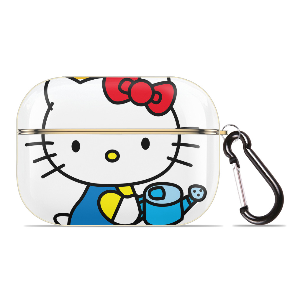 （画像用） Hello Kitty ハローキティ 【AirPods Pro用】ハードシェル保護ケース｜耐衝撃・防指紋・カラビナ付き商品仕様