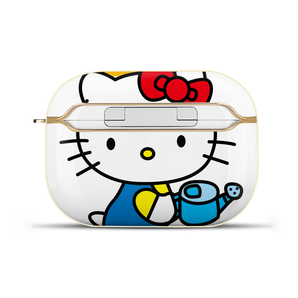 （画像用） Hello Kitty ハローキティ 【AirPods Pro用】ハードシェル保護ケース｜耐衝撃・防指紋・カラビナ付き商品仕様