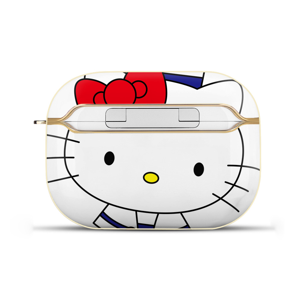 （画像用） Hello Kitty ハローキティ 【AirPods Pro用】ハードシェル保護ケース｜耐衝撃・防指紋・カラビナ付き商品仕様