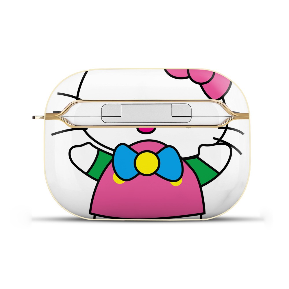 （画像用） Hello Kitty ハローキティ 【AirPods Pro用】ハードシェル保護ケース｜耐衝撃・防指紋・カラビナ付き商品仕様
