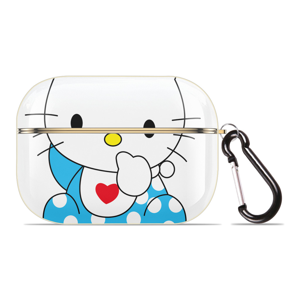 （画像用） Hello Kitty ハローキティ 【AirPods Pro用】ハードシェル保護ケース｜耐衝撃・防指紋・カラビナ付き商品仕様
