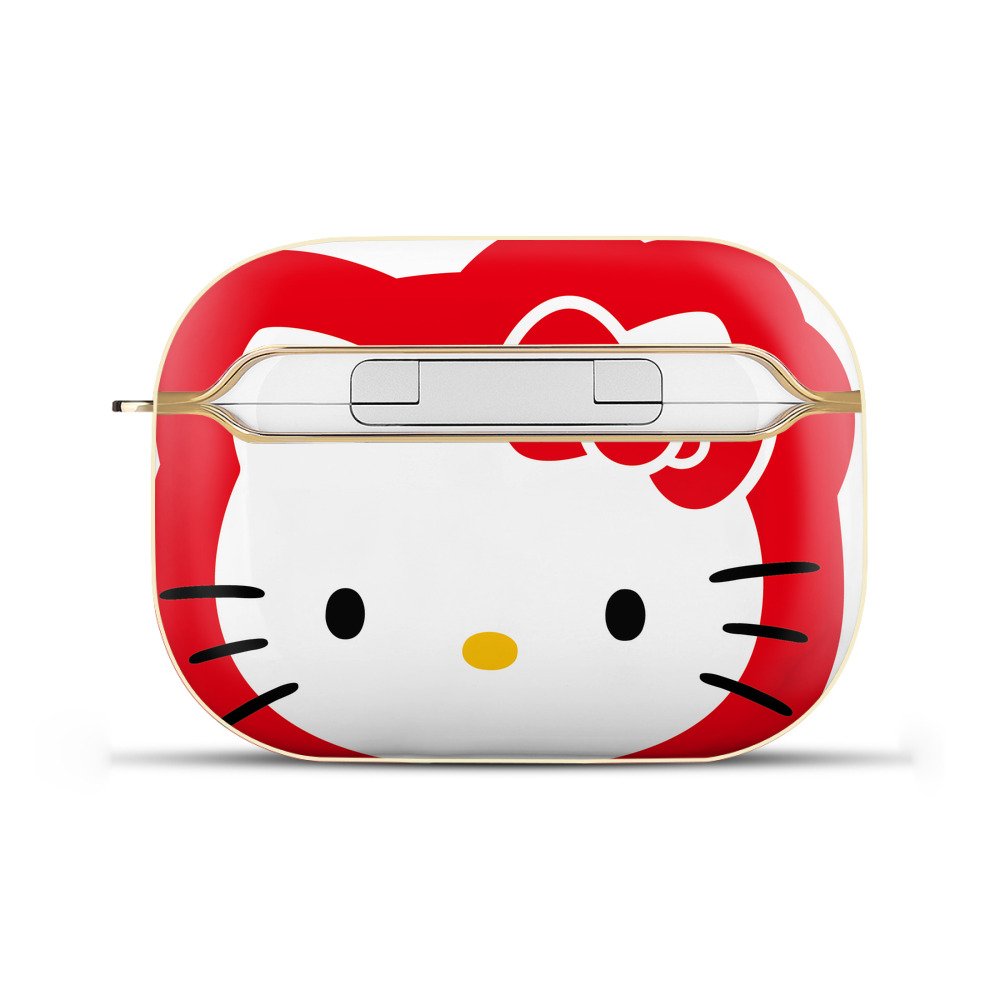 （画像用） Hello Kitty ハローキティ 【AirPods Pro用】ハードシェル保護ケース｜耐衝撃・防指紋・カラビナ付き商品仕様