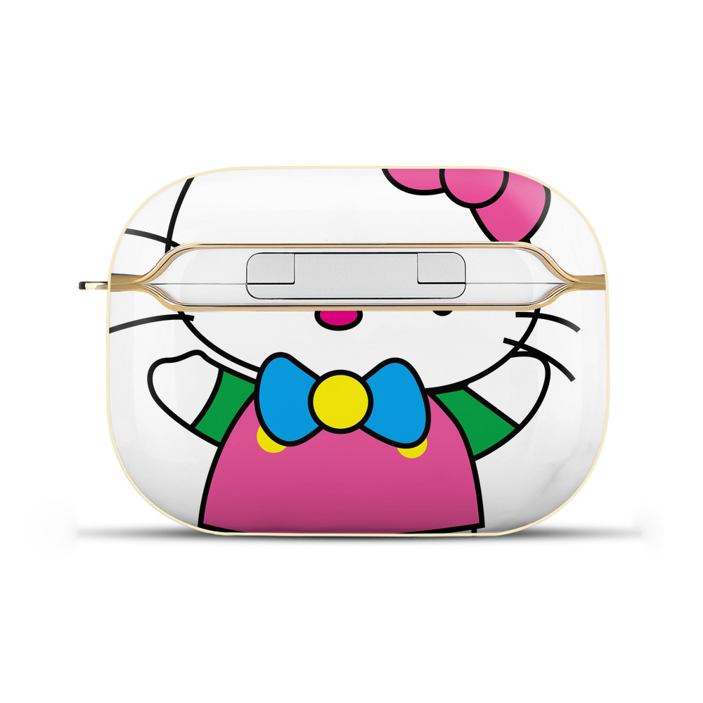（画像用） Hello Kitty ハローキティ 【AirPods Pro用】ハードシェル保護ケース｜耐衝撃・防指紋・カラビナ付き商品仕様
