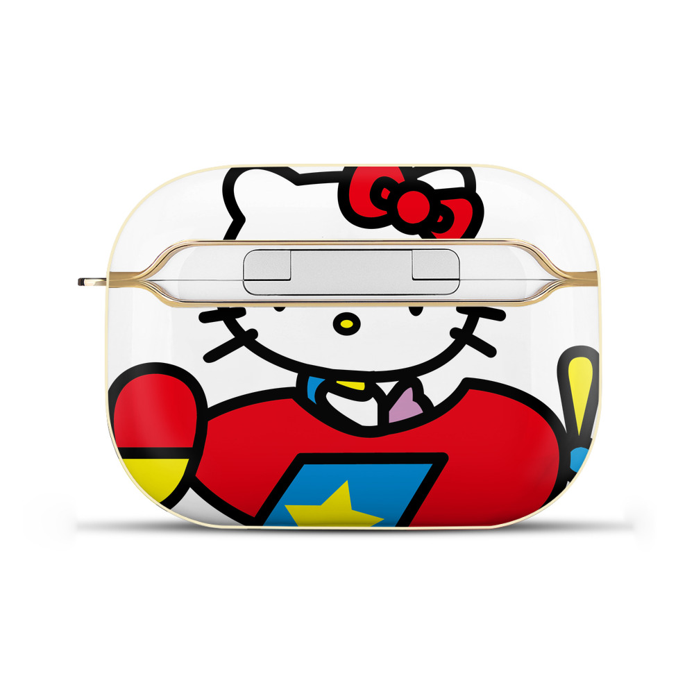 （画像用） Hello Kitty ハローキティ 【AirPods Pro用】ハードシェル保護ケース｜耐衝撃・防指紋・カラビナ付き商品仕様