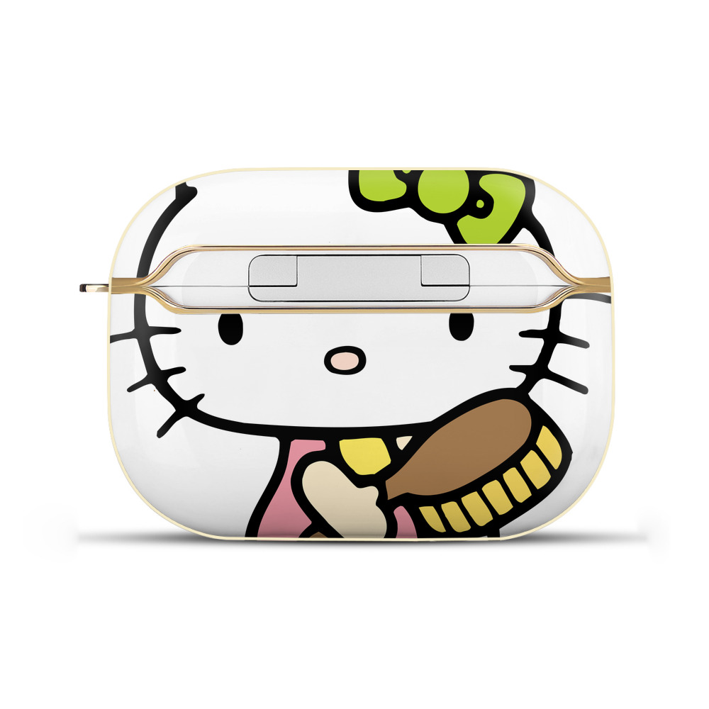 （画像用） Hello Kitty ハローキティ 【AirPods Pro用】ハードシェル保護ケース｜耐衝撃・防指紋・カラビナ付き商品仕様