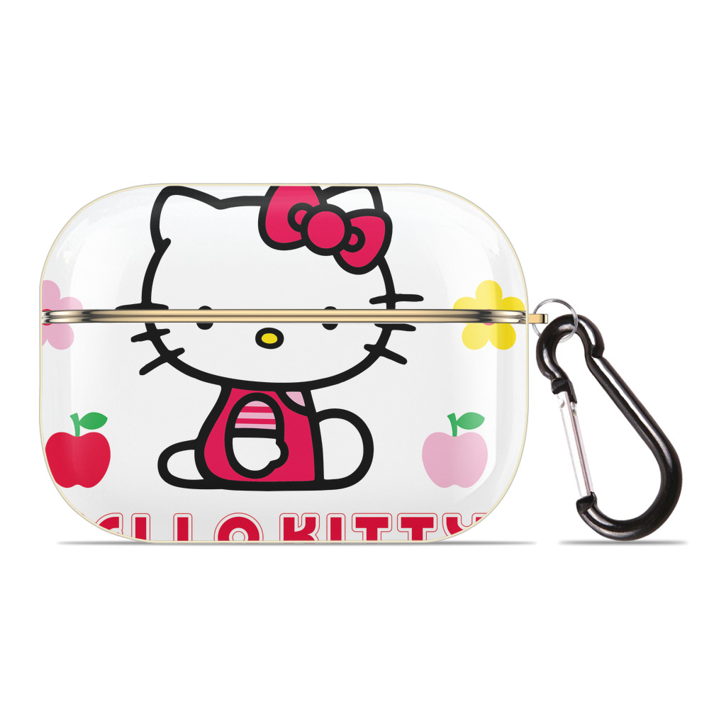 （画像用） Hello Kitty ハローキティ 【AirPods Pro用】ハードシェル保護ケース｜耐衝撃・防指紋・カラビナ付き商品仕様