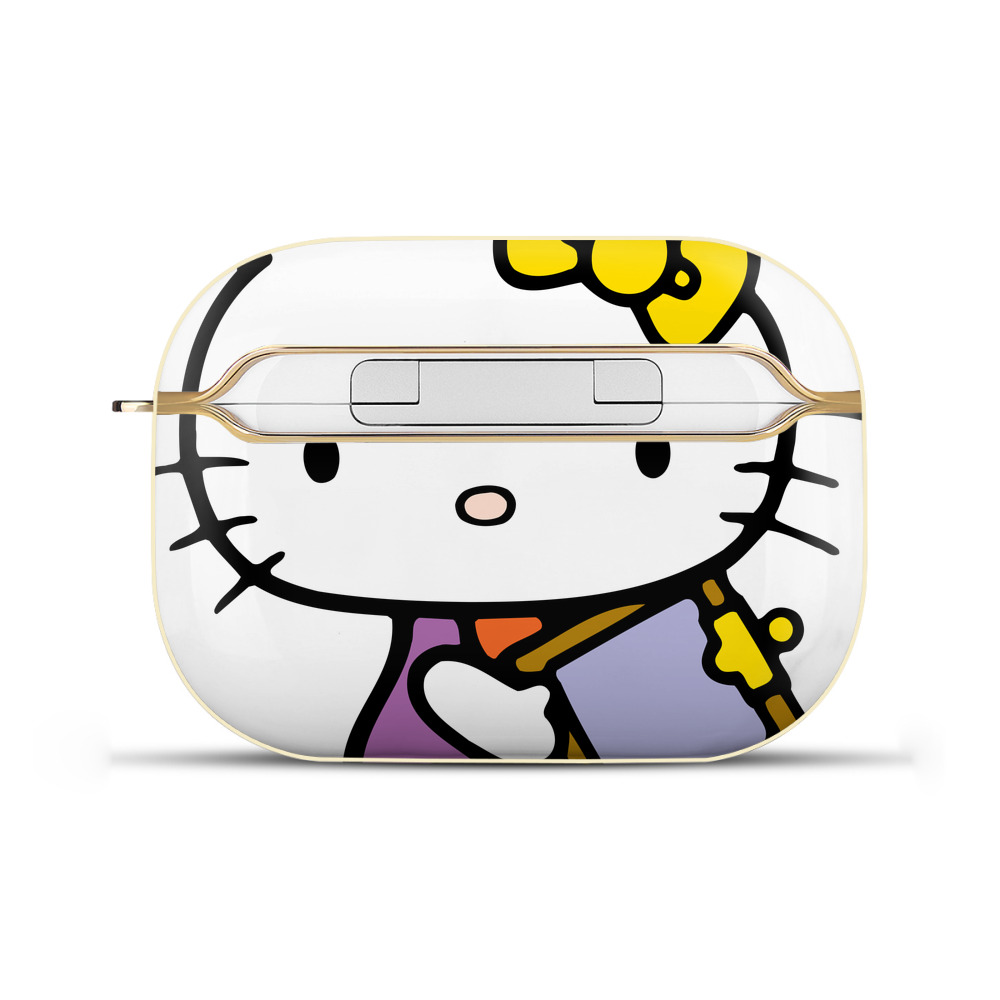 （画像用） Hello Kitty ハローキティ 【AirPods Pro用】ハードシェル保護ケース｜耐衝撃・防指紋・カラビナ付き商品仕様