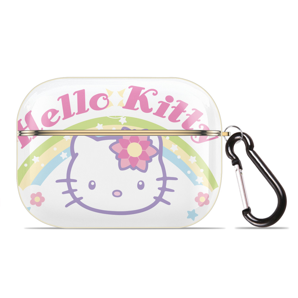 （画像用） Hello Kitty ハローキティ 【AirPods Pro用】ハードシェル保護ケース｜耐衝撃・防指紋・カラビナ付き商品仕様