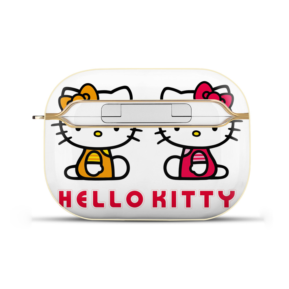 （画像用） Hello Kitty ハローキティ 【AirPods Pro用】ハードシェル保護ケース｜耐衝撃・防指紋・カラビナ付き商品仕様