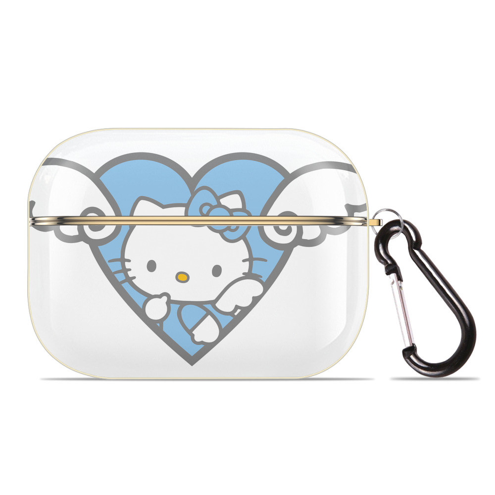 （画像用） Hello Kitty ハローキティ 【AirPods Pro用】ハードシェル保護ケース｜耐衝撃・防指紋・カラビナ付き商品仕様