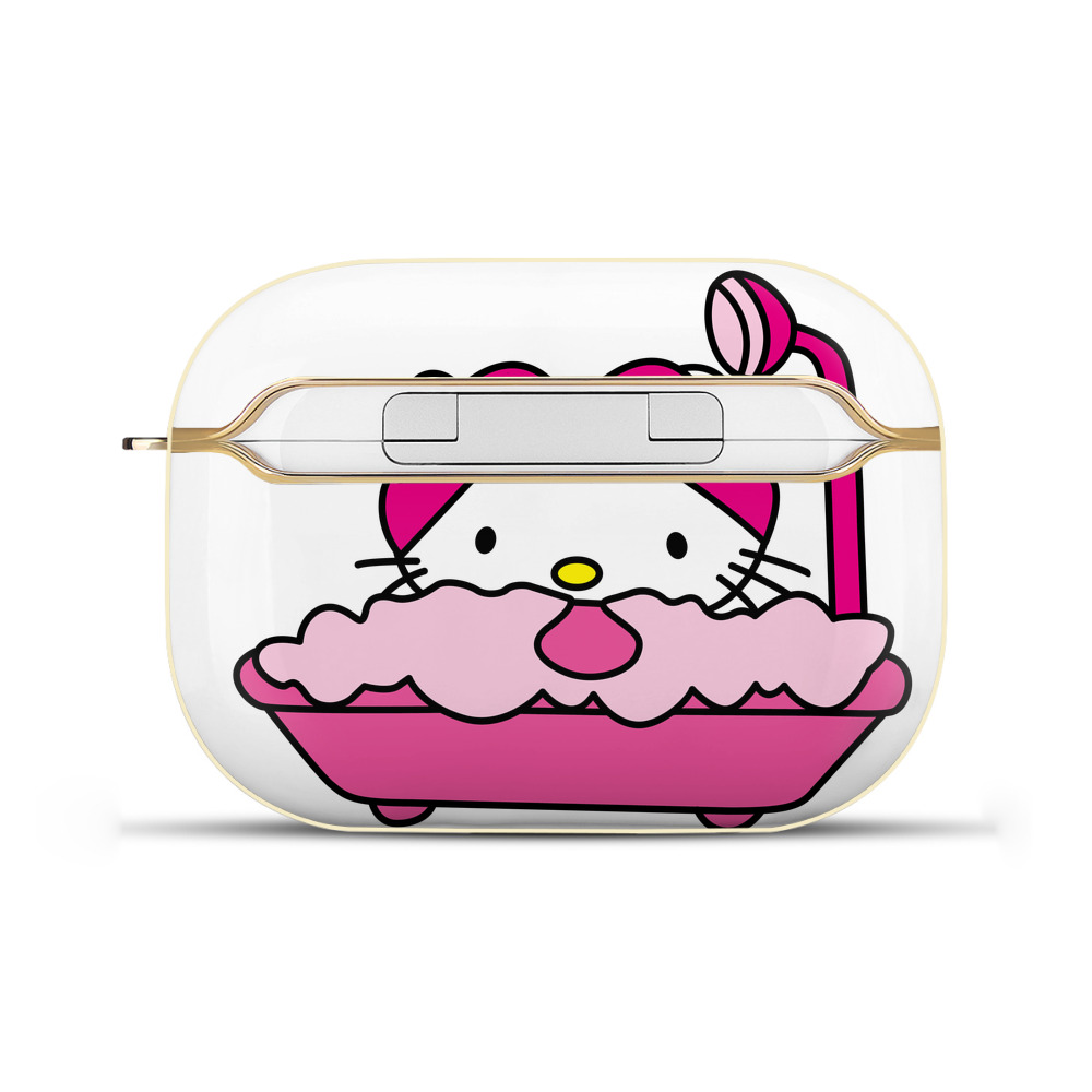 （画像用） Hello Kitty ハローキティ 【AirPods Pro用】ハードシェル保護ケース｜耐衝撃・防指紋・カラビナ付き商品仕様