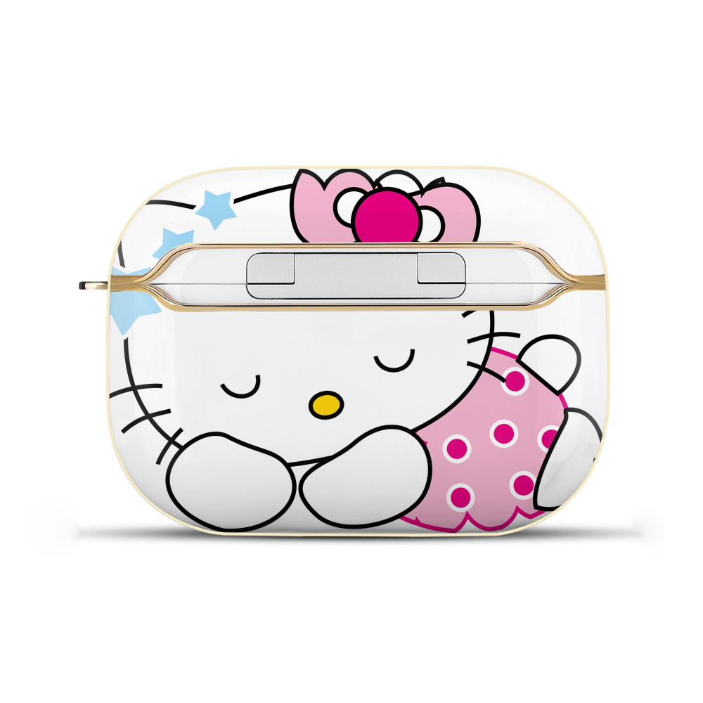 （画像用） Hello Kitty ハローキティ 【AirPods Pro用】ハードシェル保護ケース｜耐衝撃・防指紋・カラビナ付き商品仕様