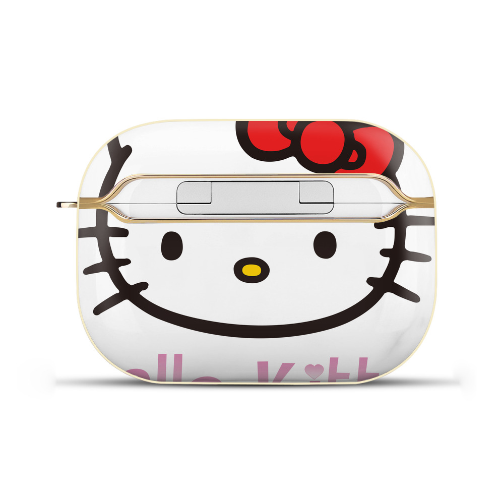 （画像用） Hello Kitty ハローキティ 【AirPods Pro用】ハードシェル保護ケース｜耐衝撃・防指紋・カラビナ付き商品仕様
