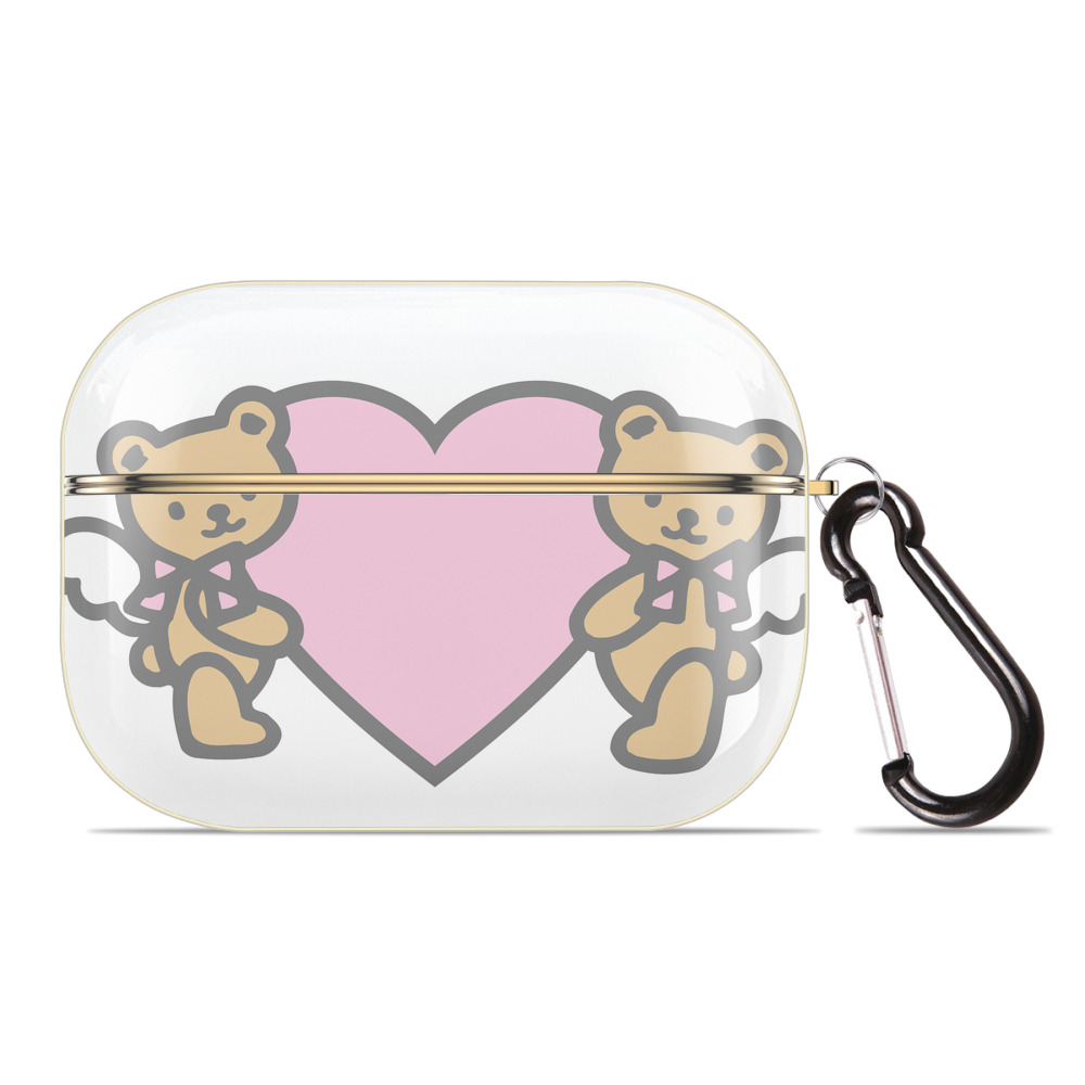 （画像用） Hello Kitty ハローキティ 【AirPods Pro用】ハードシェル保護ケース｜耐衝撃・防指紋・カラビナ付き商品仕様